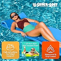 Vista 5 de TRC Recreation Foam Swimming Pool Float, Floating Water Lounger, Splash 1.25