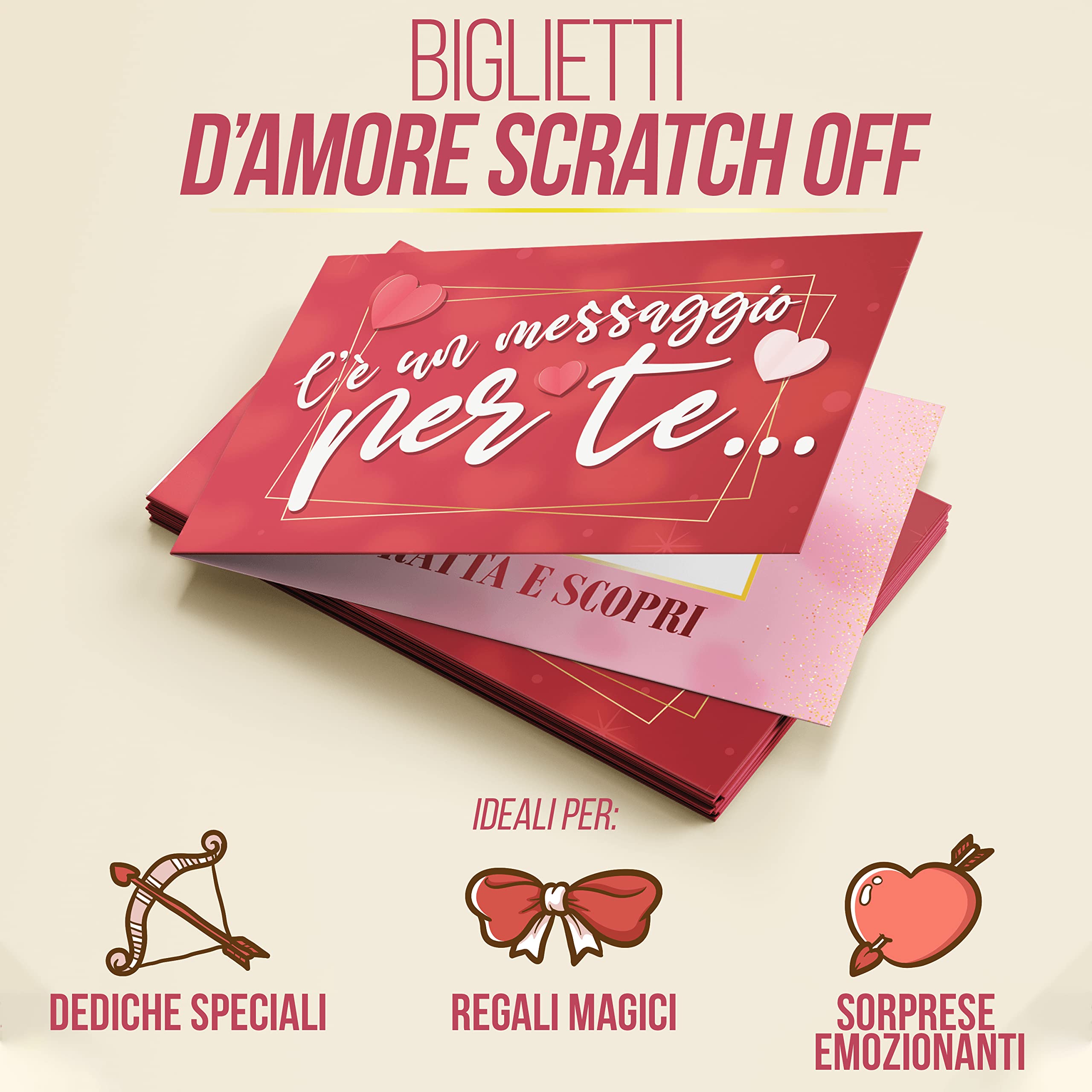 Bexian Biglietto Di San Valentino Divertente – 20x13,5 Cm – Con Busta Rossa – Interno Vuoto Per Messaggi Personali