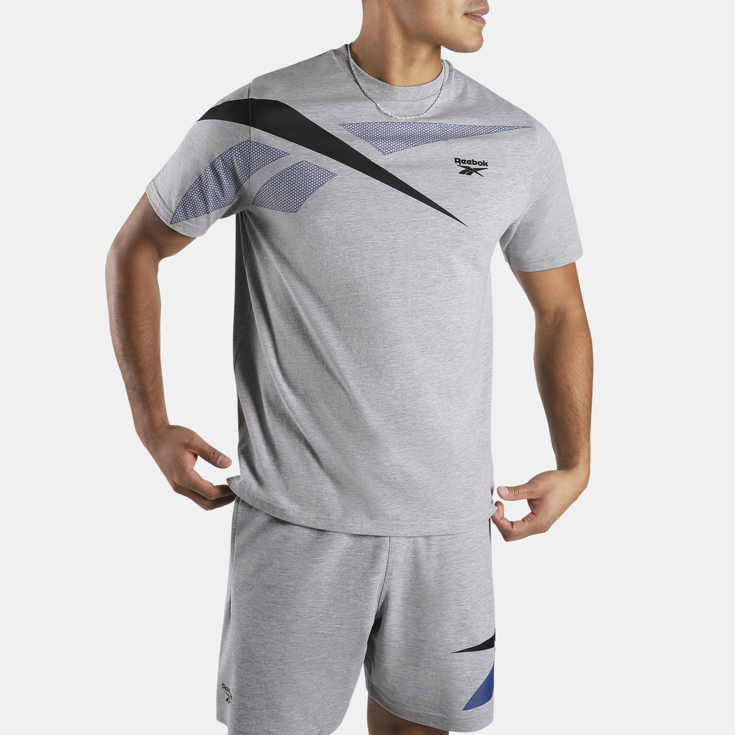 Reebok Logo Placement T-Shirt Gray