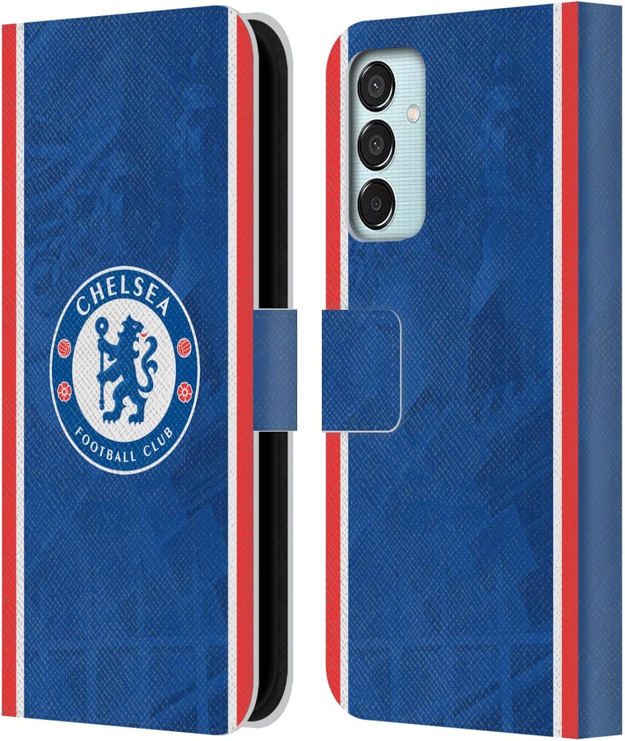 Head Case Designs Officially Licensed Chelsea Football Club Home 2025/26 Kit Leather Flip Case Compatible with Samsung Galaxy M15/F15 5G