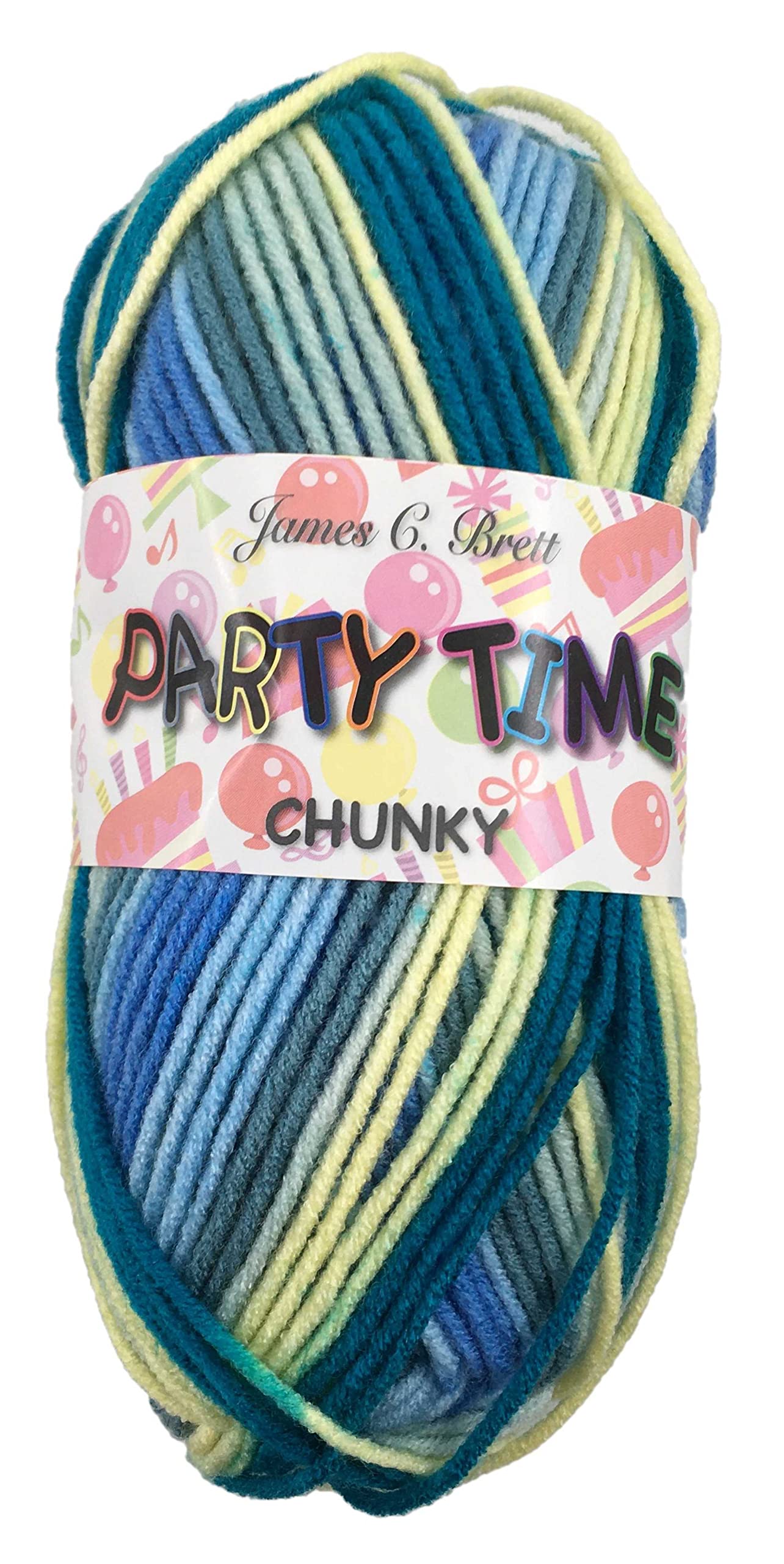 James C Brett Party Time Chunky PT18