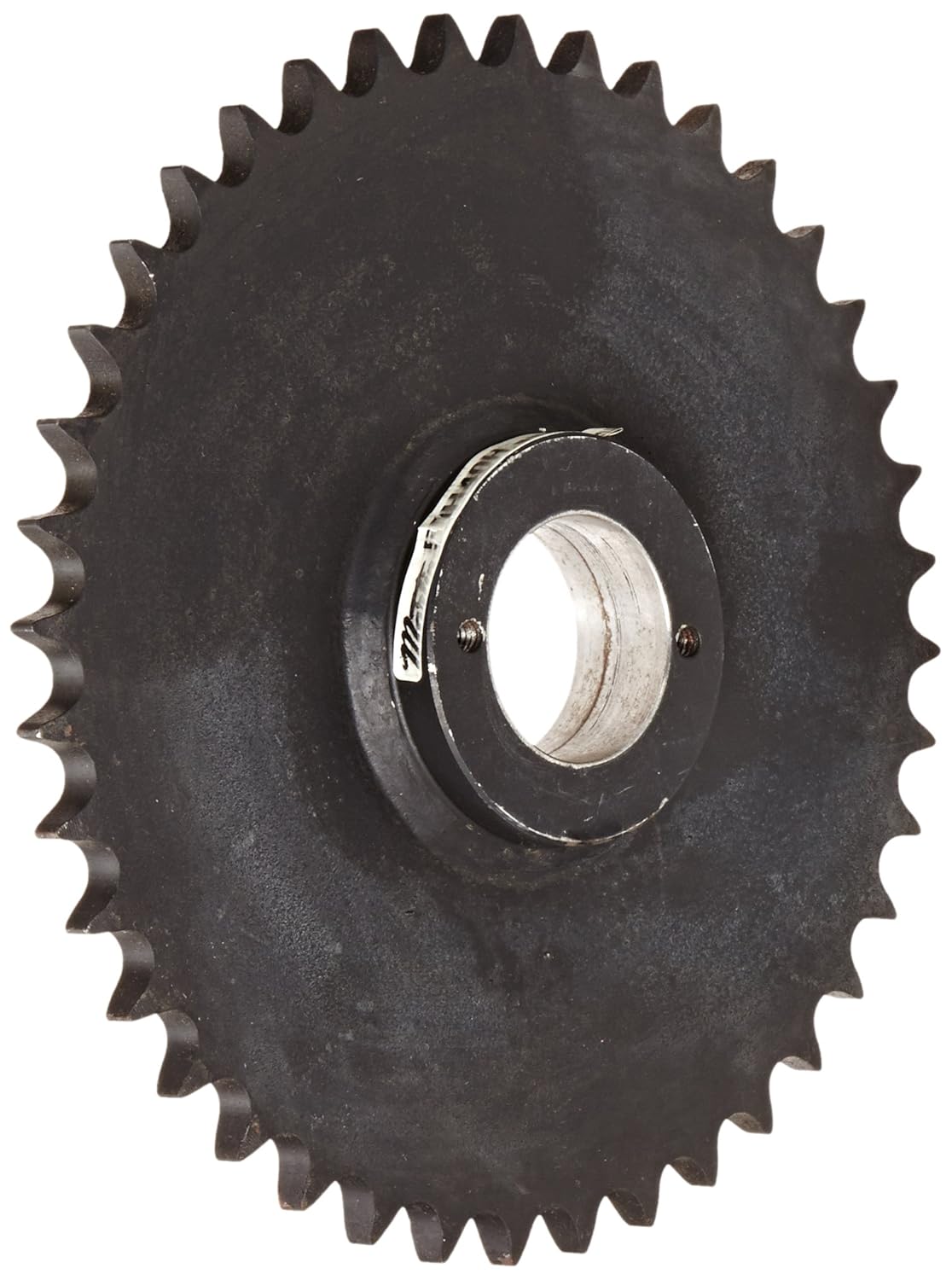 Martin Roller Chain Sprocket, Hardened Teeth, Split Taper Bushed, Type B Hub, Single Strand, 50 Chain Size, For P1 Bushing, 0.625" Pitch, 26 Teeth, 1.75" Max Bore Dia., 5.52" OD, 3" Hub Dia., 0.343" Width