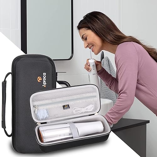 Miniatura 5 de Aproca Estuche de almacenamiento de viaje duro, para Waterpik WF-02 inalámbrico irrigador de agua y accesorios