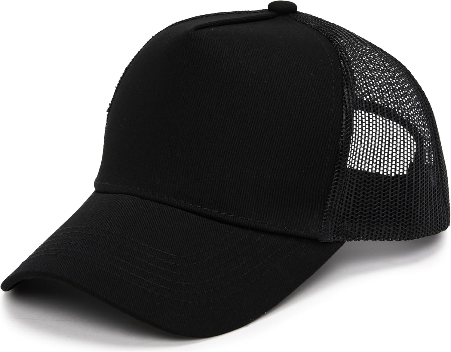 Funky Junque Mesh Trucker Hat for Men – Premium Blank Baseball Cap, Adjustable Hat for Outdoor Activities, Everyday Wear