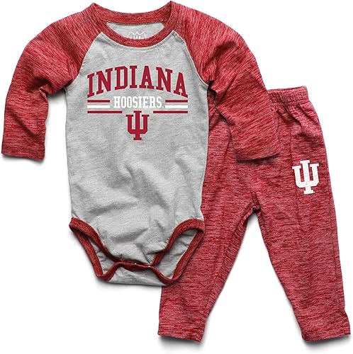 Miniatura 52 de Wes and Willy Baby College Sports Fan - Conjunto de una pieza y pantalón de manga larga