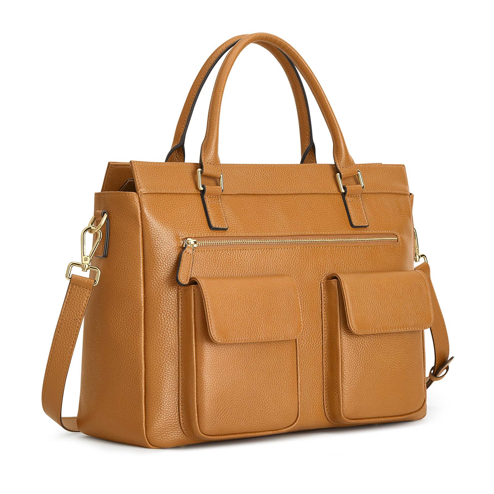 Kattee Leather Briefcase for Women