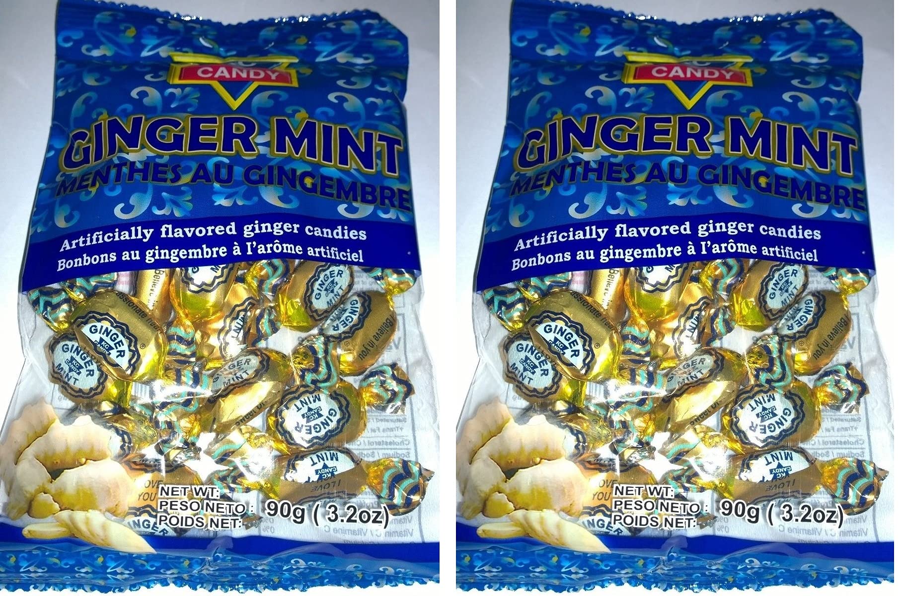 KC Ginger Mints New Two Pack