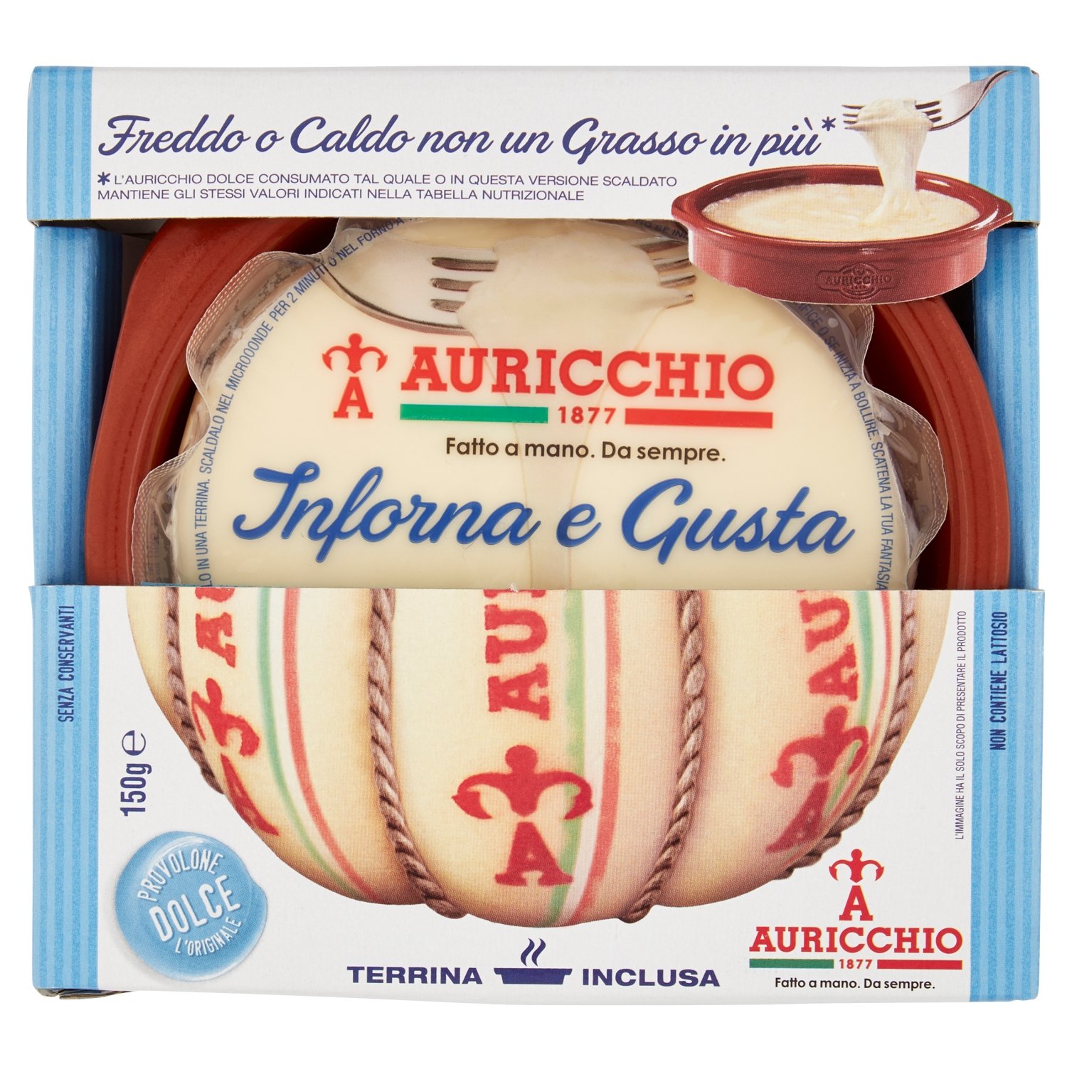 AURICCHIO PROVOLONE DULCE 150 GR + terrine