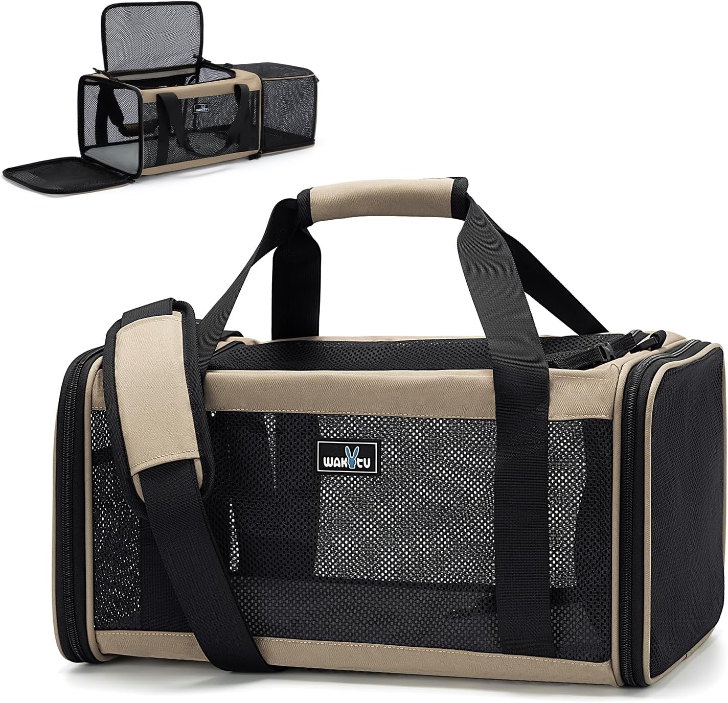 Airline-Approved Expandable Pet Carrier for Small Cats – Collapsible Design