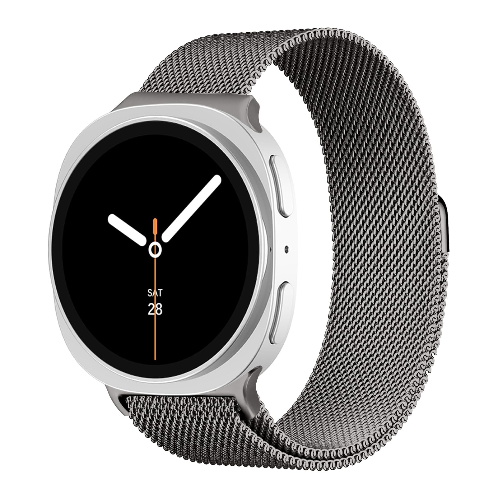 Photo 1 of Milanese Loop Metal Band for Samsung Galaxy Watch 8 Band 40mm 44mm/8 Classic 46mm Women Men,Mesh Magnetic Stainless Steel Strap for Samsung Galaxy Watch 8 Bands 44 mm 40 mm/8 Classic 46 mm Correa
