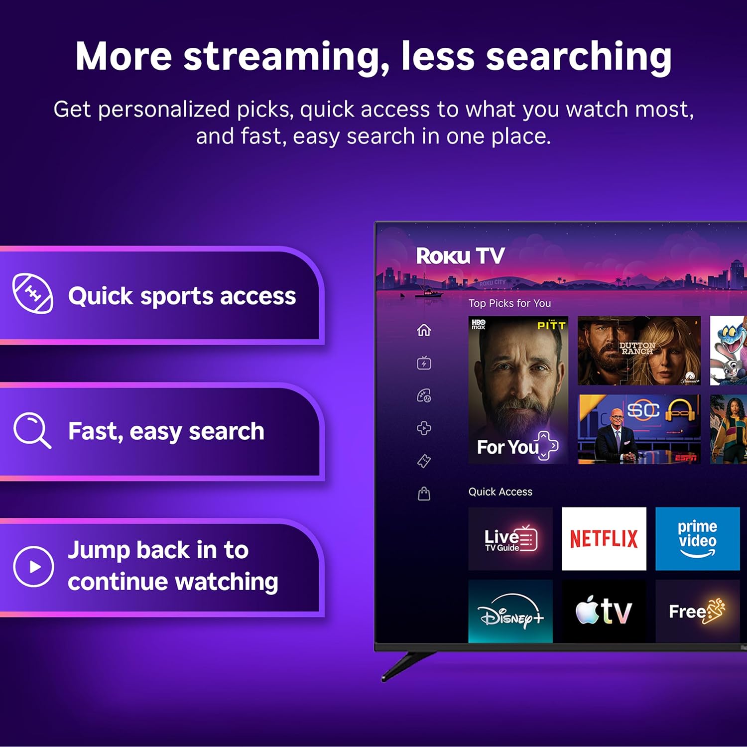 Roku 32-Inch Select Series Smart TV 2026-1080p Full HD TV - RokuTV 9 817LQLHOaIL. AC SL1500