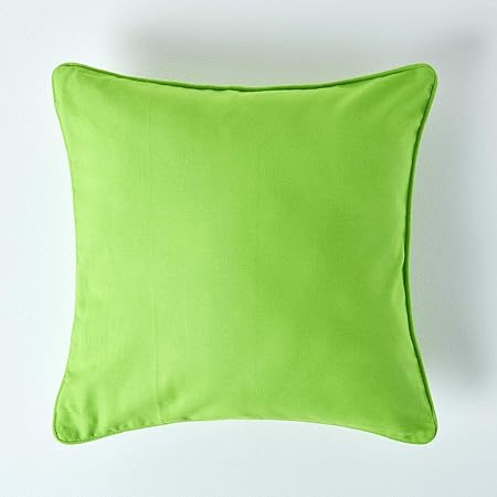 lime green throws and cushions