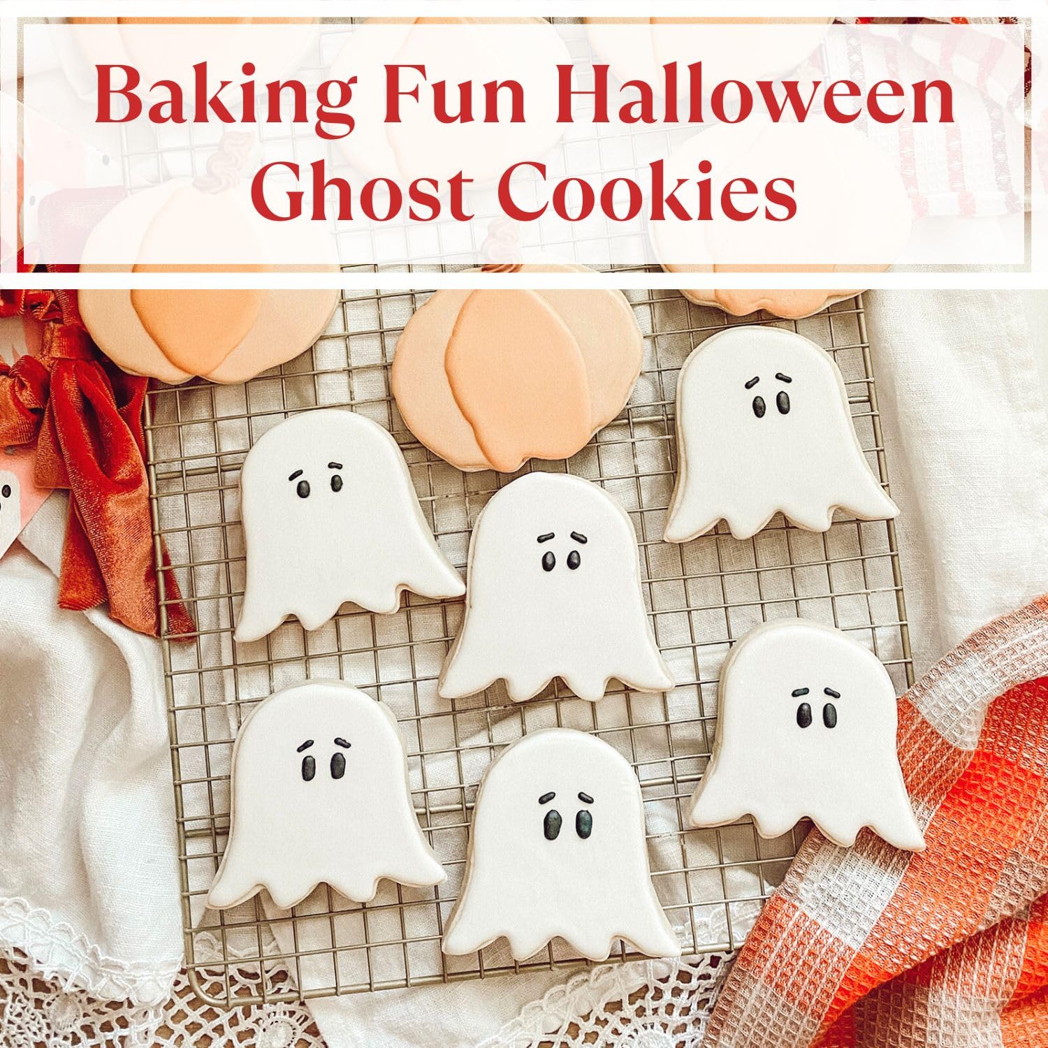 2-tlg. Halloween Geist Ausstechformen | Edelstahl Mit Weichem PVC-Rand