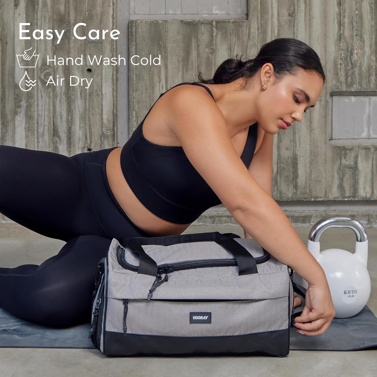 Vooray 22L Boost Duffle Bag – Small Gym Bag for Men and Women, Lightweight Travel Duffel with Shoe Compartment, Durable Sports Tote for Fitness, Training, Overnight Use, and Weekend Trips - Image 5