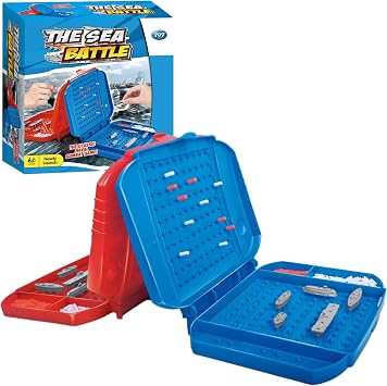 Sea Battle Board Game,Warship Tabletop Game for Kids 2 Players