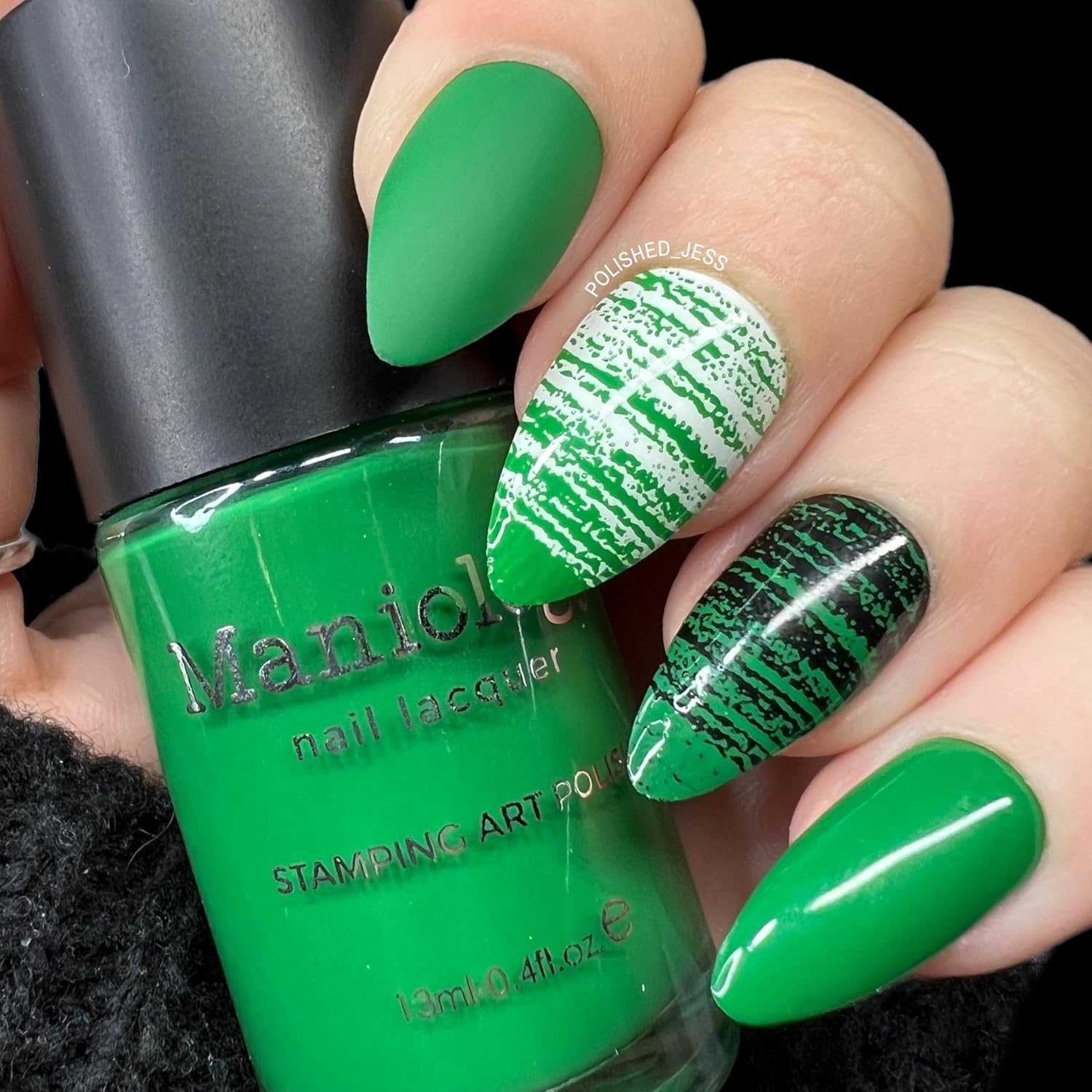 Maniology Lucky Clover Nail Stamping Polish Set, Spring Colors (Sour Apple (B378), Lost Gold (B374), Optimism (B399))
