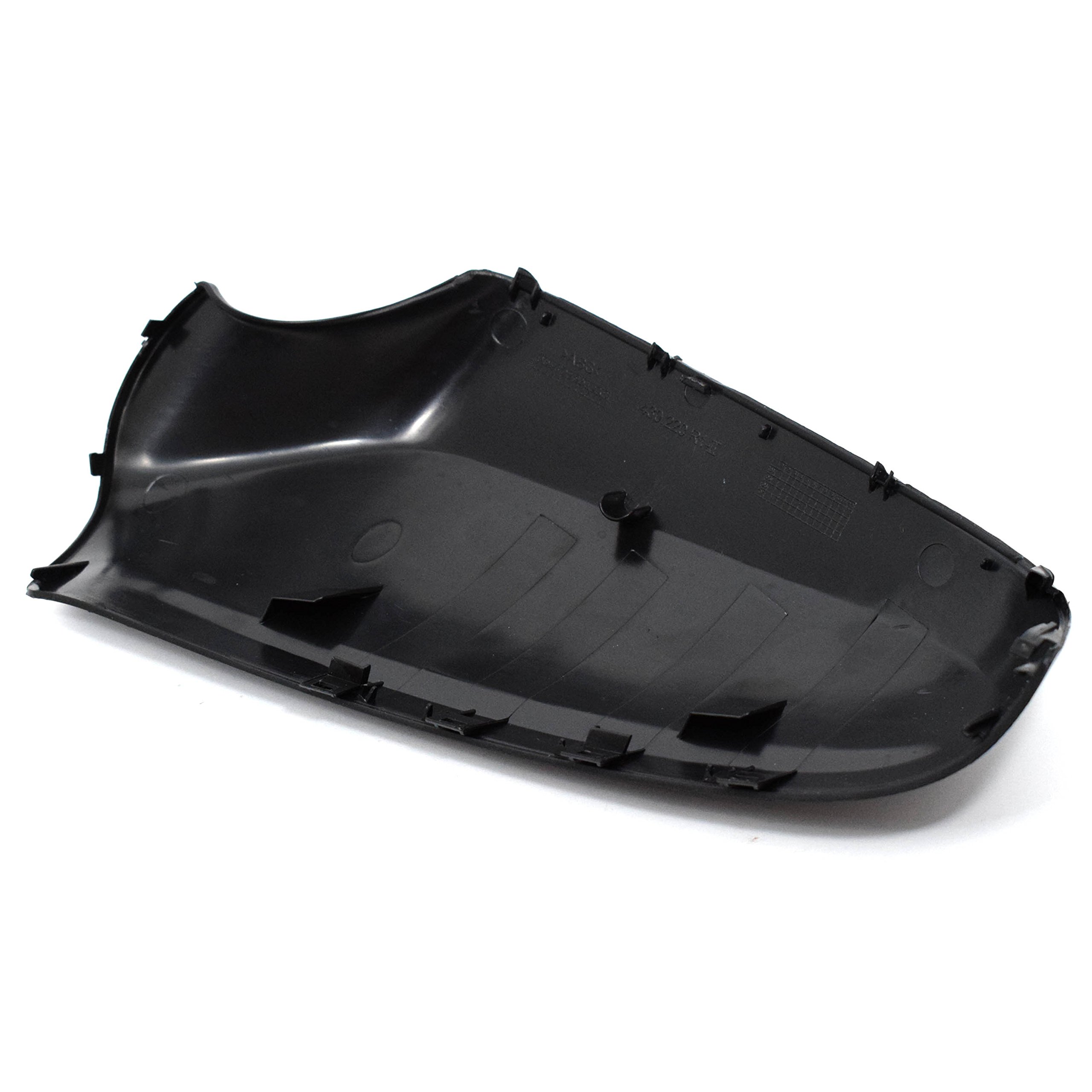 Set di 2 coperture per specchietto retrovisore esterno, compatibile con Opel Astra H dal 2004 al 2010, colore nero 6428917 6428182