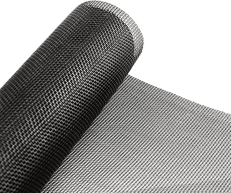 Amazon Uzipal 網戸 防虫ネット 張り替え Diy網戸ネット 簡単取り付け 補修 あみ戸 蚊帳 虫よけ ネット メッシュ スクリーン 幅122cm 長さ250cm ブラック 網戸