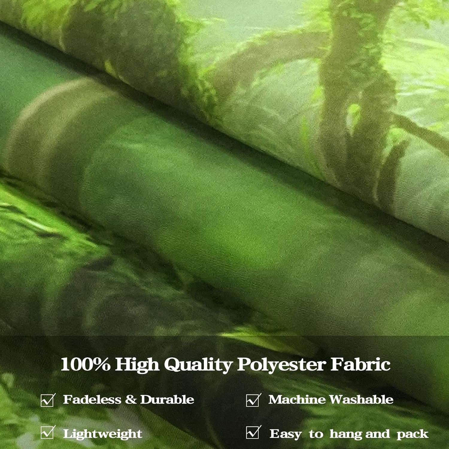 Kanuyee Forest Tapestry Green Landscape Wall Tapestry, Nature Tapestries for Bedroom Ceiling Tapestries Wall Hanging for Bedroom Living Room Wall Decor Forest-1 60"x80"