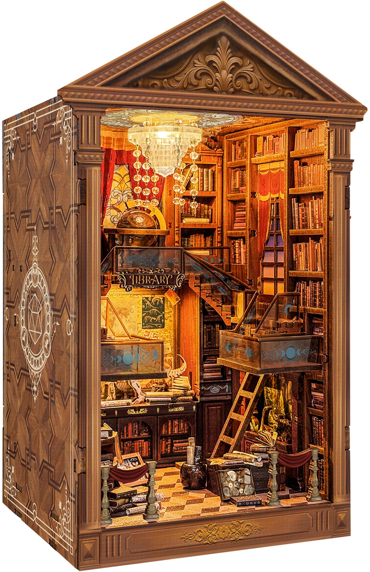 Book Nook Kits for Adults, Reading Hall DIY Library Booknook — image 1