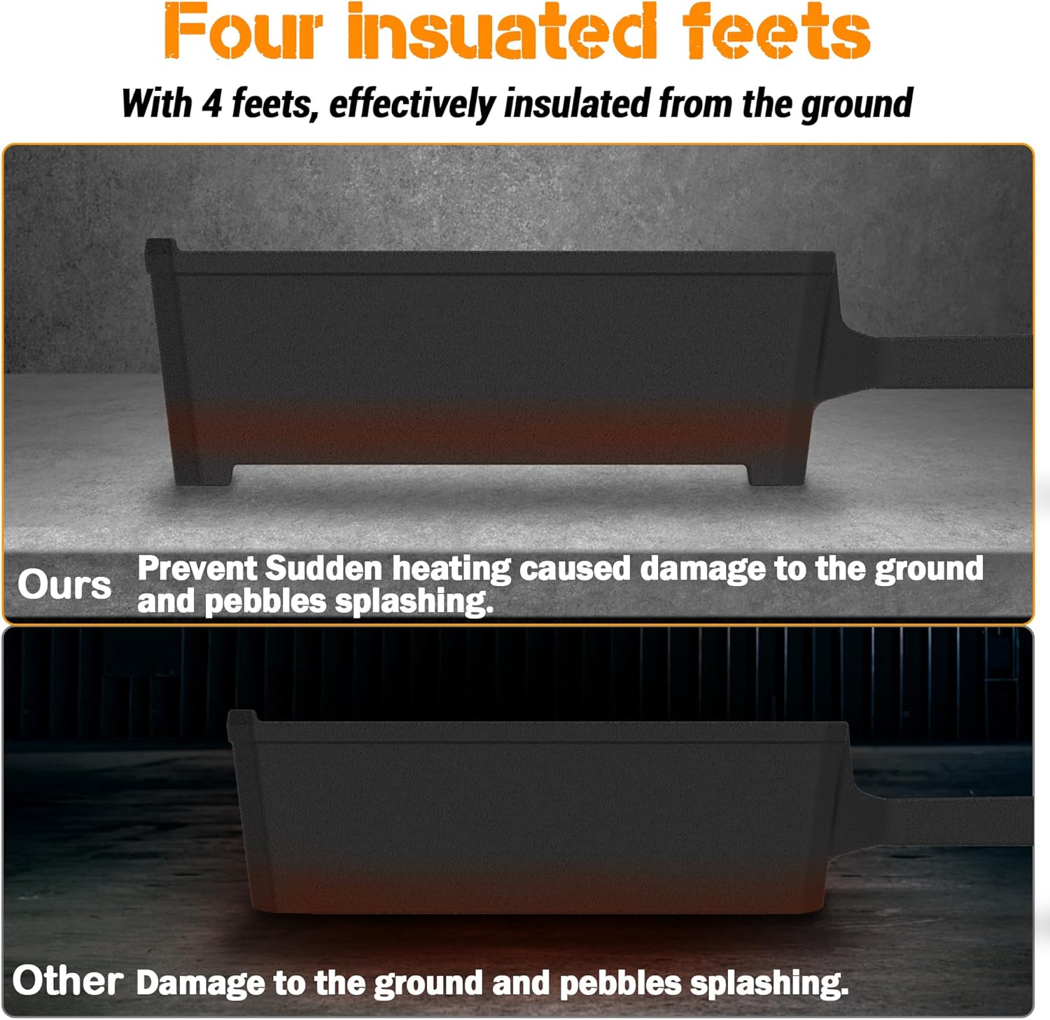 Nelyrho 100 oz Troy Ounce Cast Iron Loaf Bar Ingot Mold Crucible with Handle for Melting Casting Refining Precious Metals Like Gold Silver Copper Aluminum Brass etc, Black