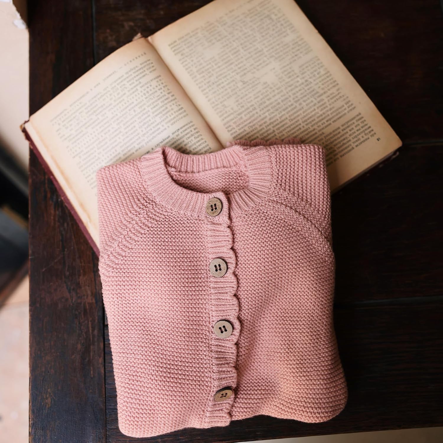 Avibae Baby Knit Romper, Cotton Long Sleeve Sweater for Newborn Infant, Baby Boys and Girls Onesie for 0-9 Months - Image 4