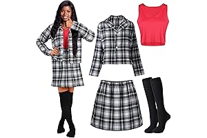 Clueless Dionne Costume for Women 4 Pcs Set