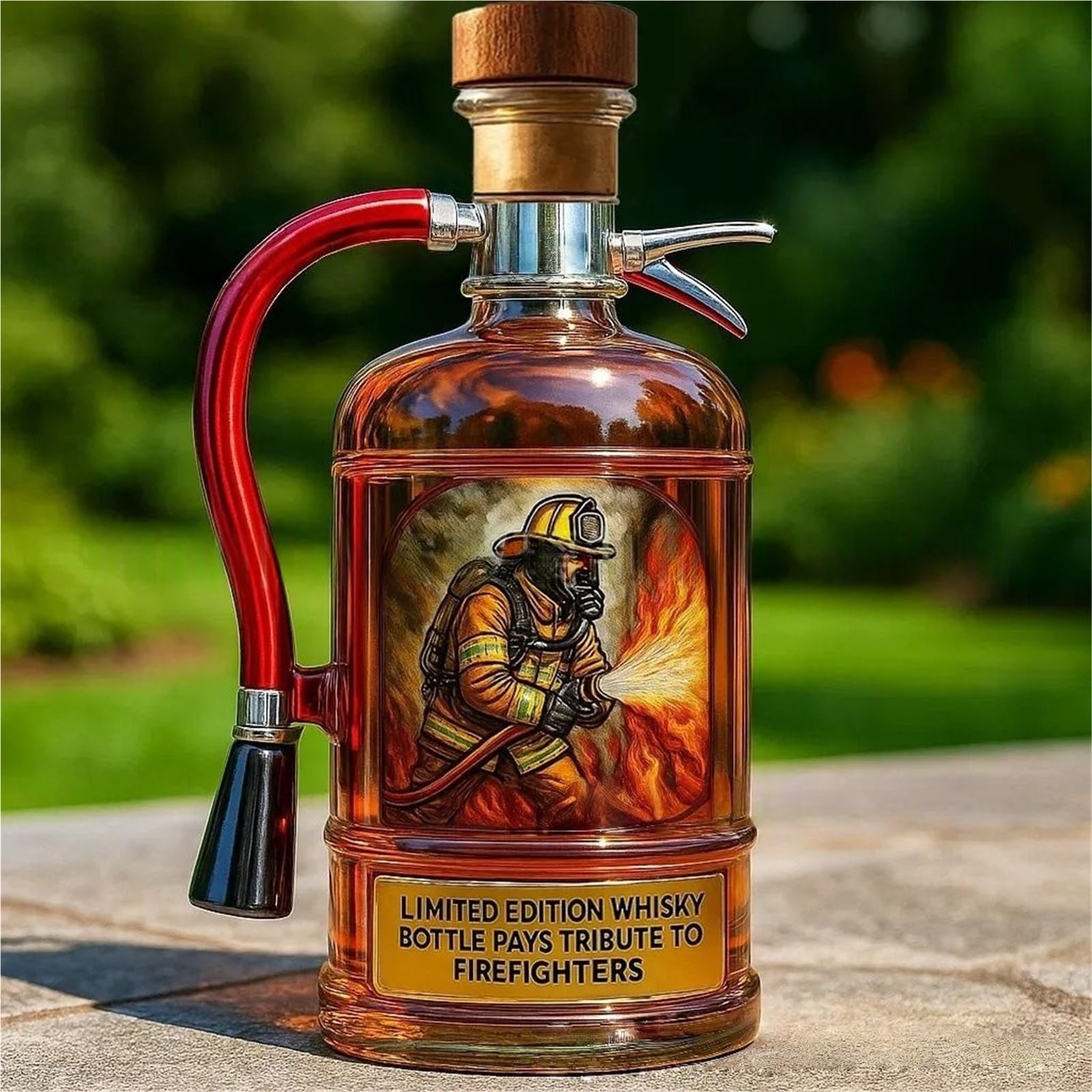 VHcgCGJ Animal-shaped decanter, 300ML Whiskey Decanter Wine Bottles Art Statue Figurine - Interesting Glass Statues(#5)