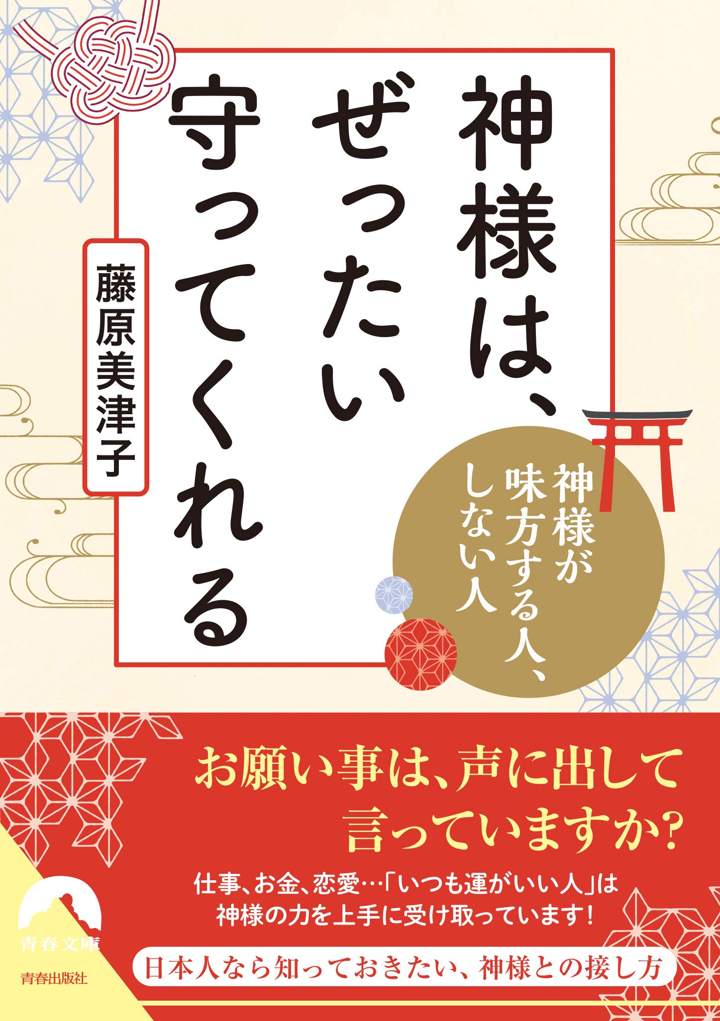 神様は、ぜったい守ってくれる (青春文庫) | 藤原 美津子 |本 | 通販