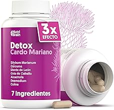 Milk Thistle 3X ACTION with Turmeric, Dandelion, Artichoke, Horsetail, Choline & Desmodium | DETOX Cleansing for Liver, Diuretic and Digestive Support | 155 Capsules.