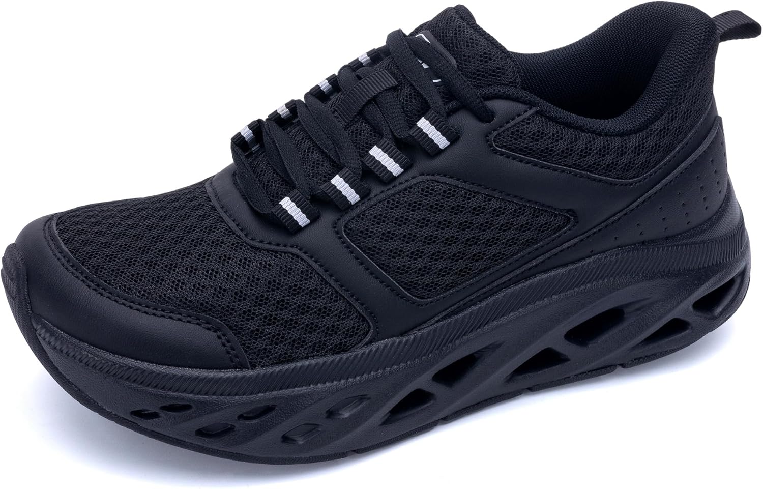 RomenSi Womens Arch Support Walking Shoes Wide Orthotic Plantar Fasciitis Tennis Shoes Athletic Slip On Fashion Running Shoes US 6-11