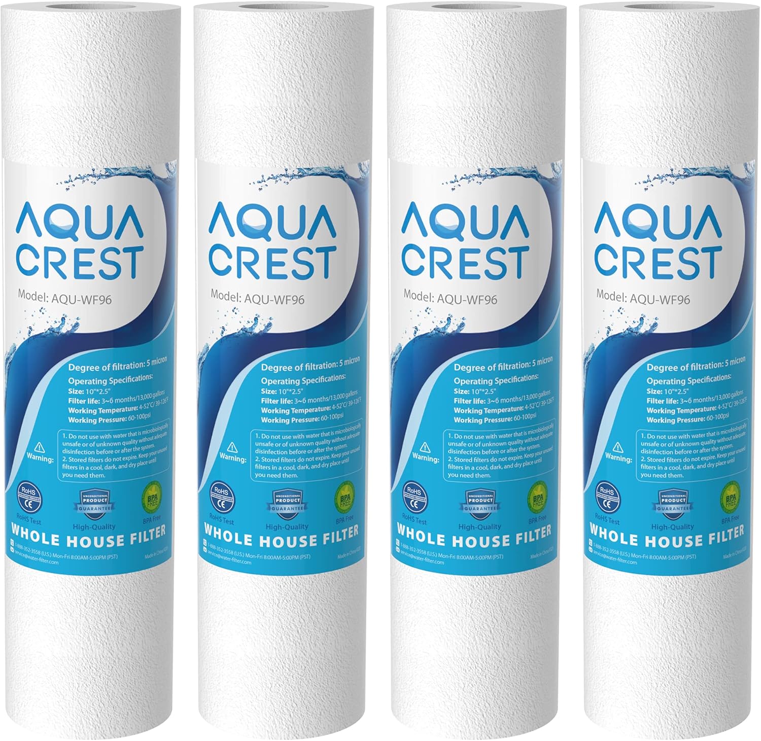 Amazon.com: AQUA CREST AP110 Whole House Water Filter, Sediment Filter ...