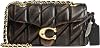 COACH Womens Tabby Shoulder Bag 20, Black Brown, One Size