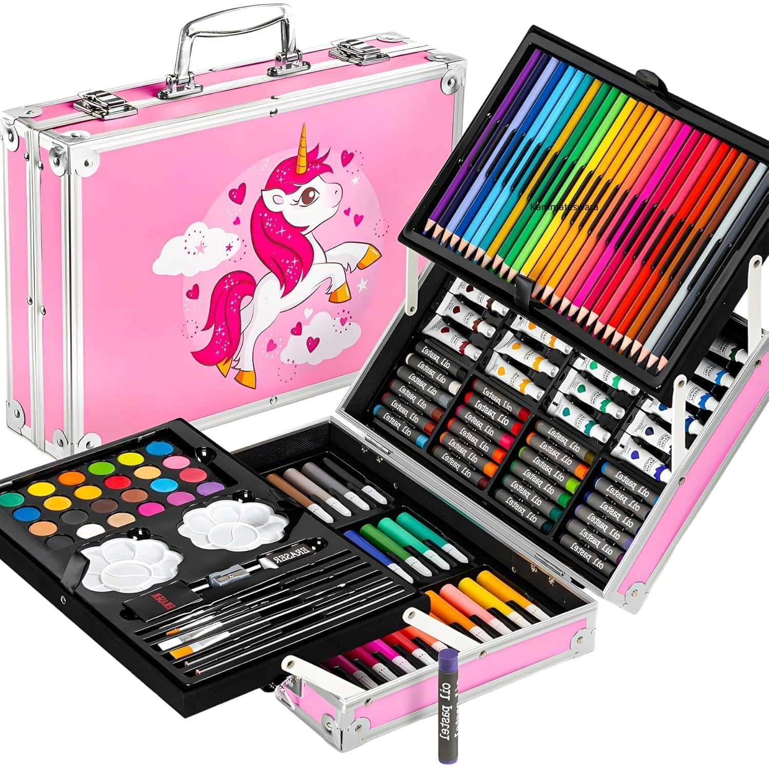 Kammateswara 145 Piece Art Kit for Kids - Unicorn! -1 Kammateswara 145 Piece Art Kit for Kids - Unicorn! -1