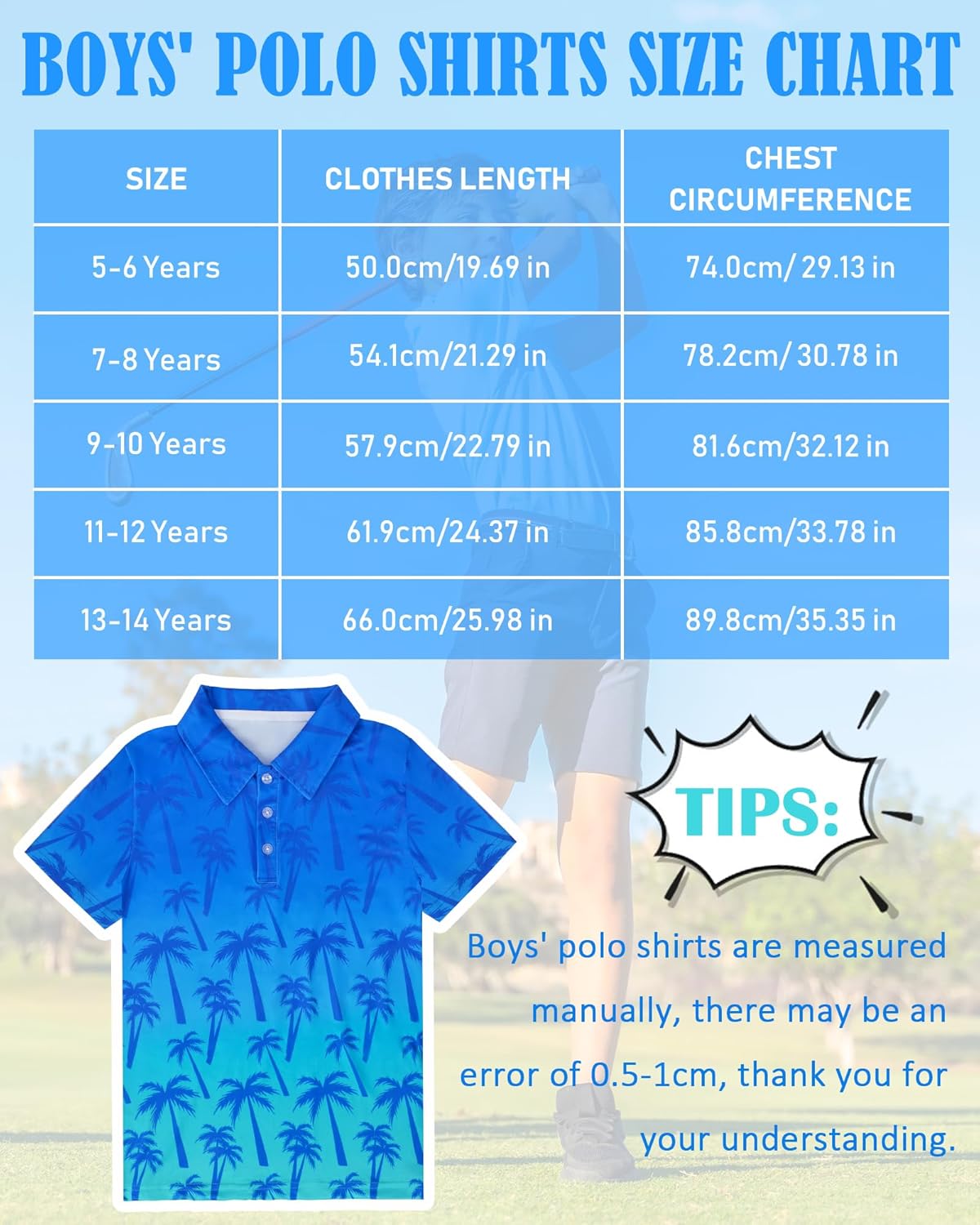 Boys Polo Shirt Golf Short Sleeve Performance Dry Fit Stretch School Uniform Shirts for Boys 7-14 Years - Image 6