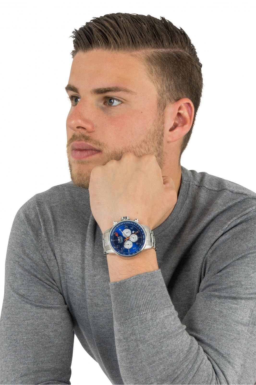 Invicta S1 Rally - Reloj de cuarzo para hombre, acero inoxidable, 48 mm