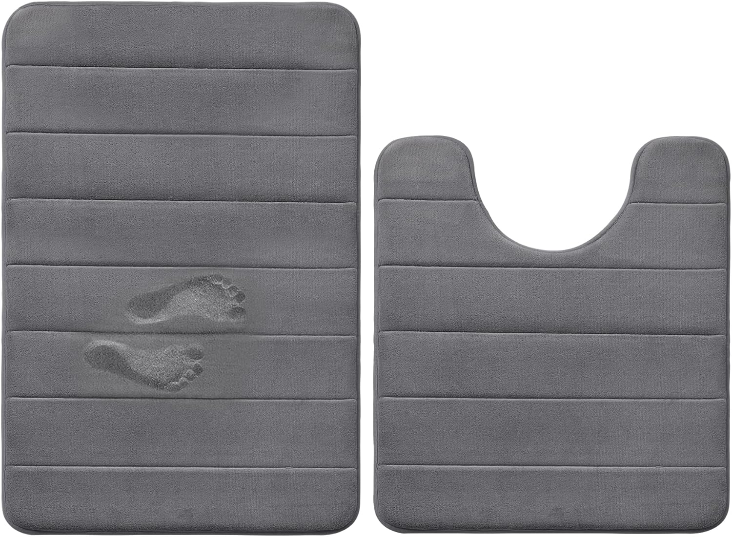 Yimobra Memory Foam Bath Mat Large Size 24 by 17 Inches + U