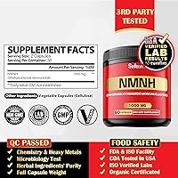 Vista 2 de NMNH (mononucleótido de dihidronicotinamida) -alternativa al suplemento NMN - 1000 mg por porción NAD Suplemento para apoyar NAD - 60 cápsulas - 30