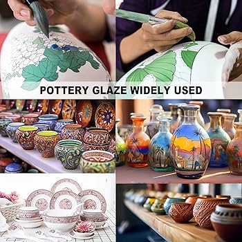 Amazon.com: DOTUHAO Ceramic Glaze Powder, Red Ceramic