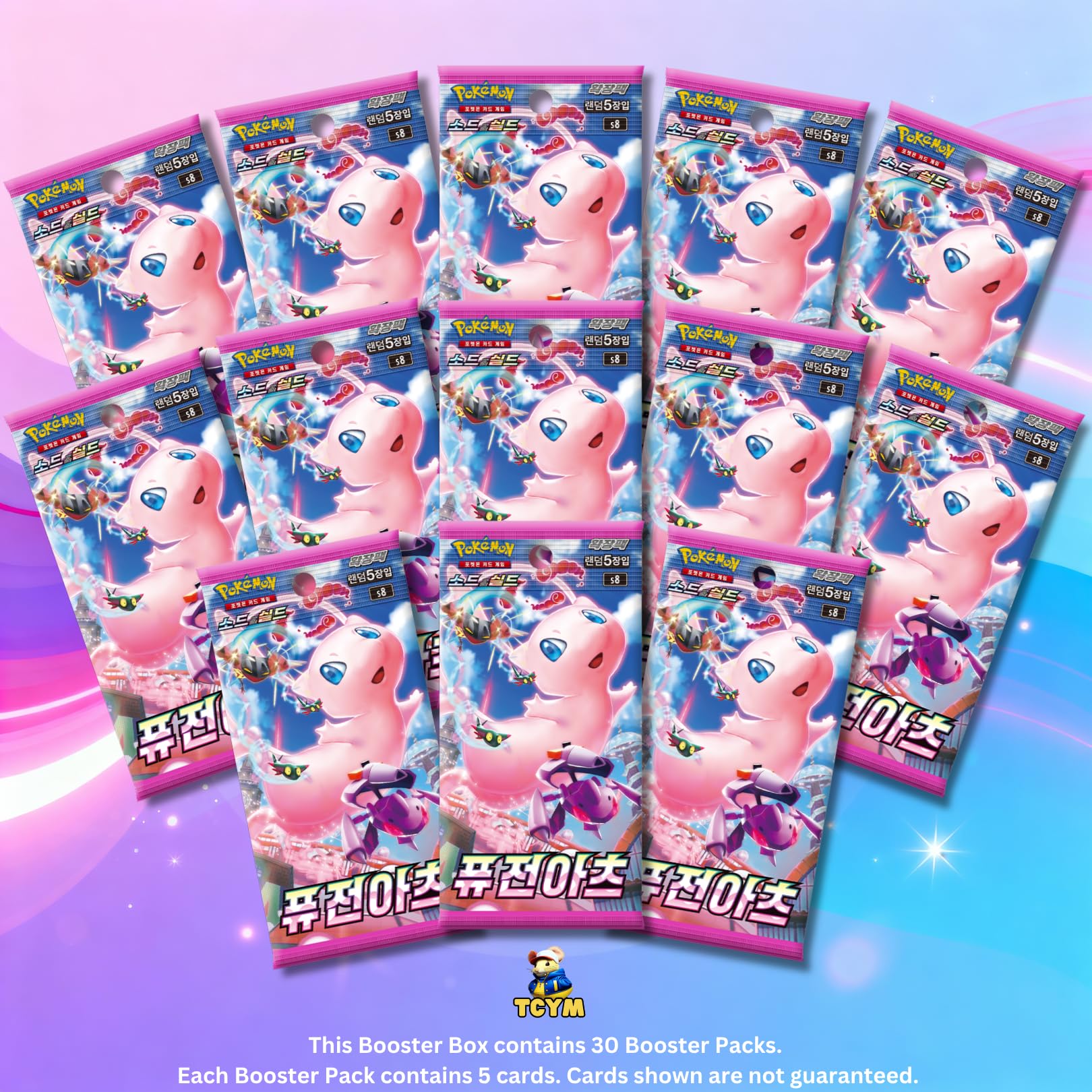 Fusion Strike Fusion Arts Korean Booster Box | TCYM Authenticated | Korean  Pokemon Cards | Pokmon Fusion Strike Booster Box | Sword and Shield | That  Mouse Fashion : Amazon.co.uk: Toys & Games