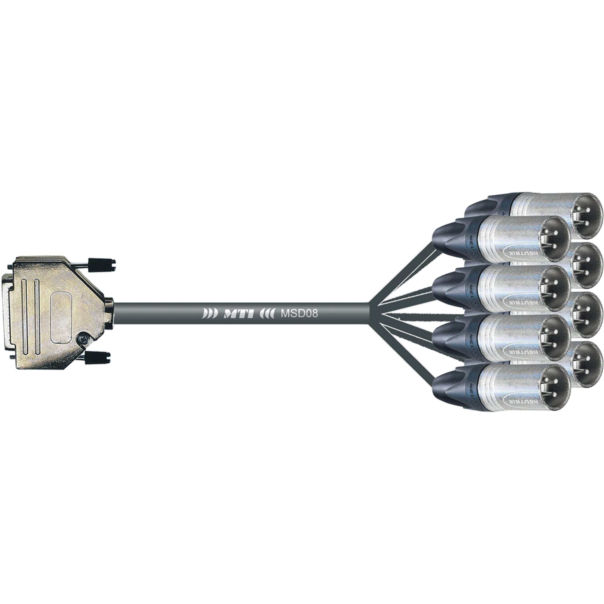 Music Store Studio Multicore, Pro 8/25-XLR 3 m, Analoge Multicore Kabel
