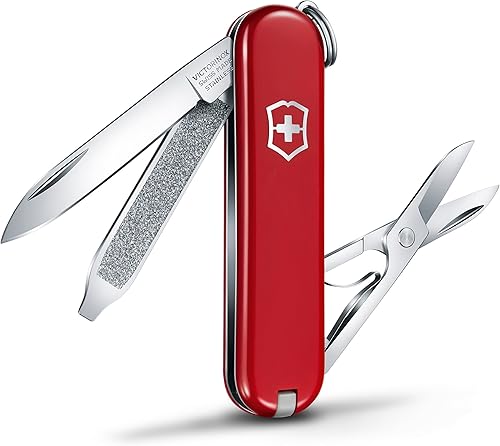 Vista 36 de Victorinox Classic SD Precious Alox Swiss Army Cuchillo compacto de 5 funciones de fabricación suiza con hoja pequeña, destornillador y llavero