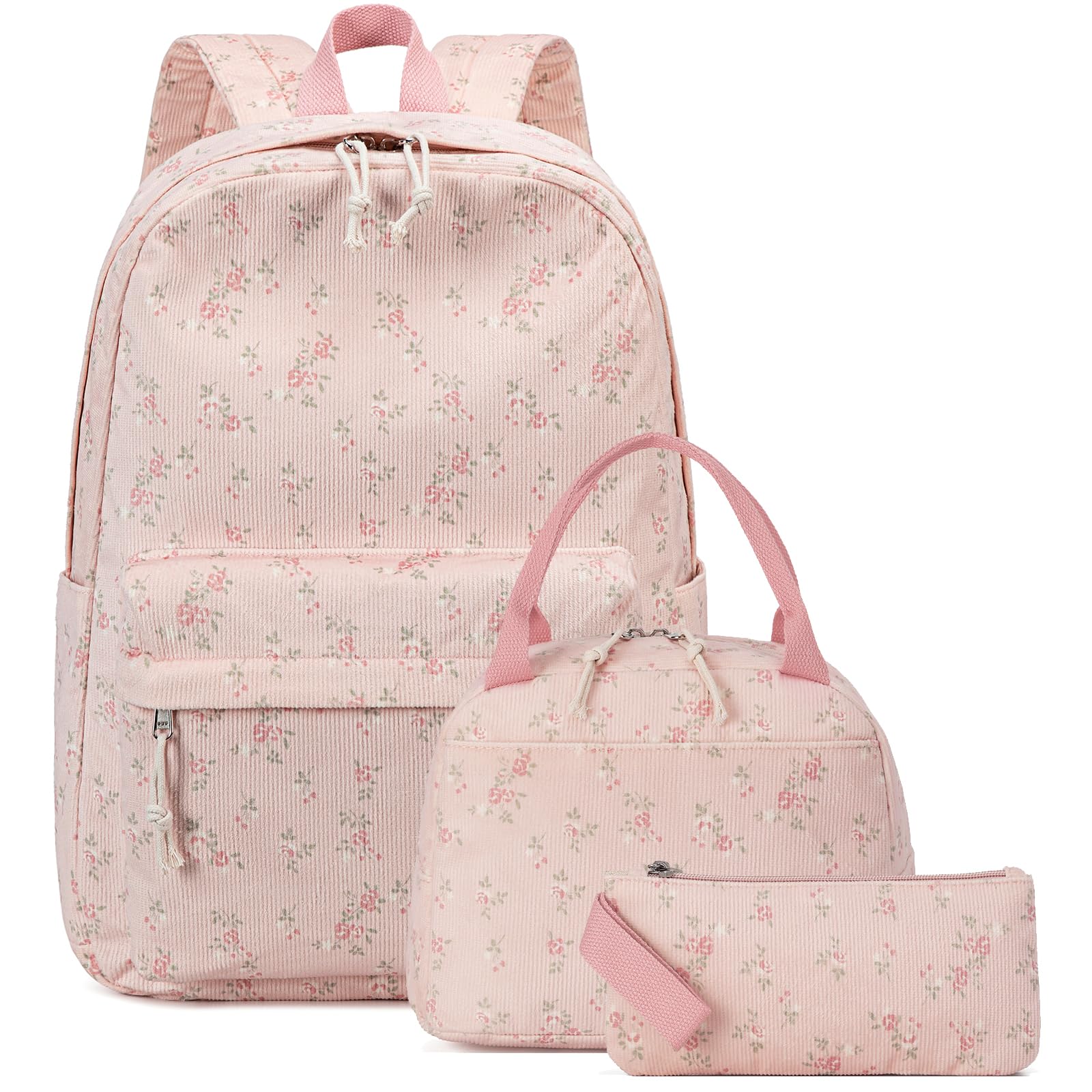 Bluboon School Backpack Teens Girls Boys Kids School Book Bags with Lunch Box Pencil Bag