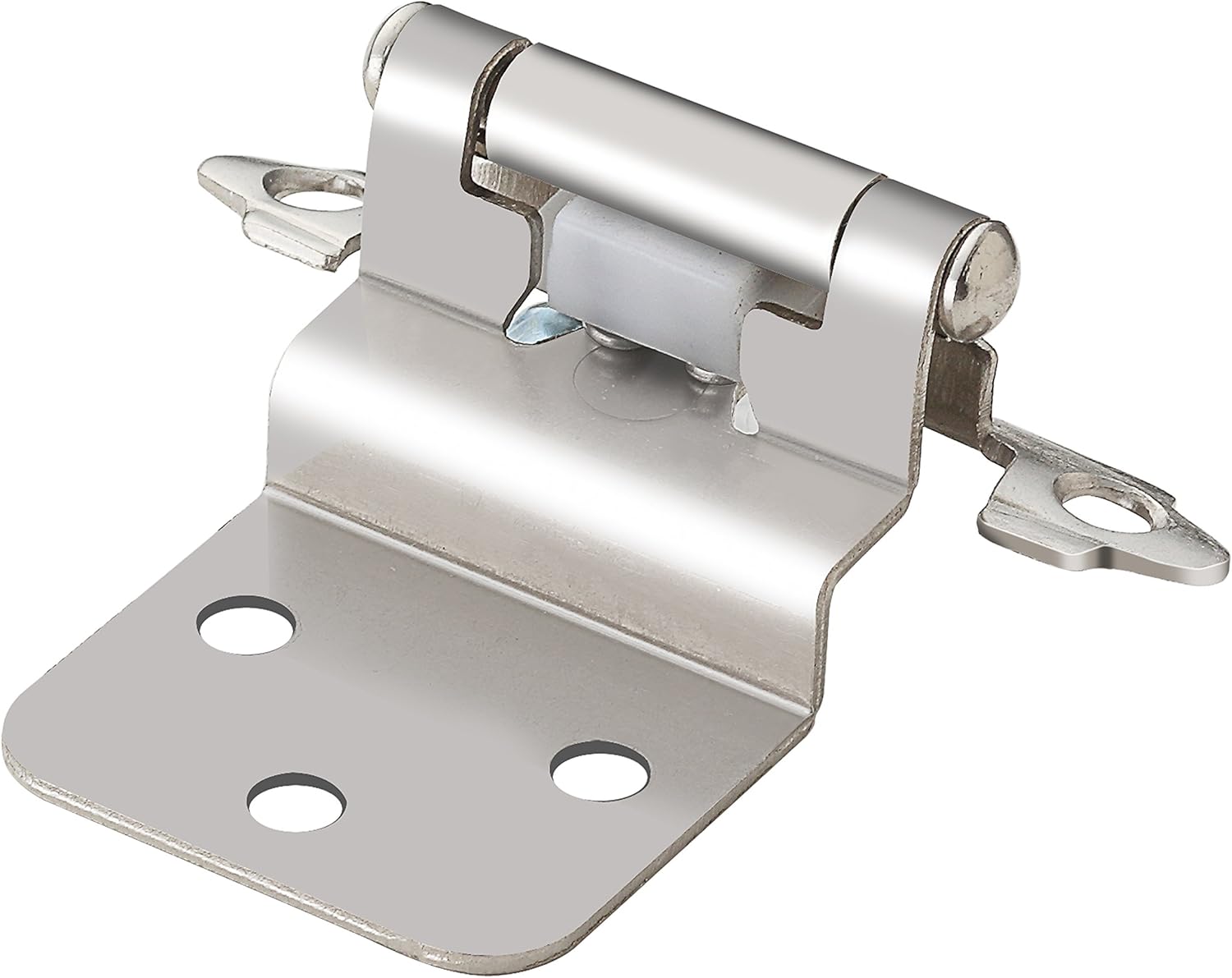 Satin Nickel 3/8-in. Inset Hinge (10-pairs)