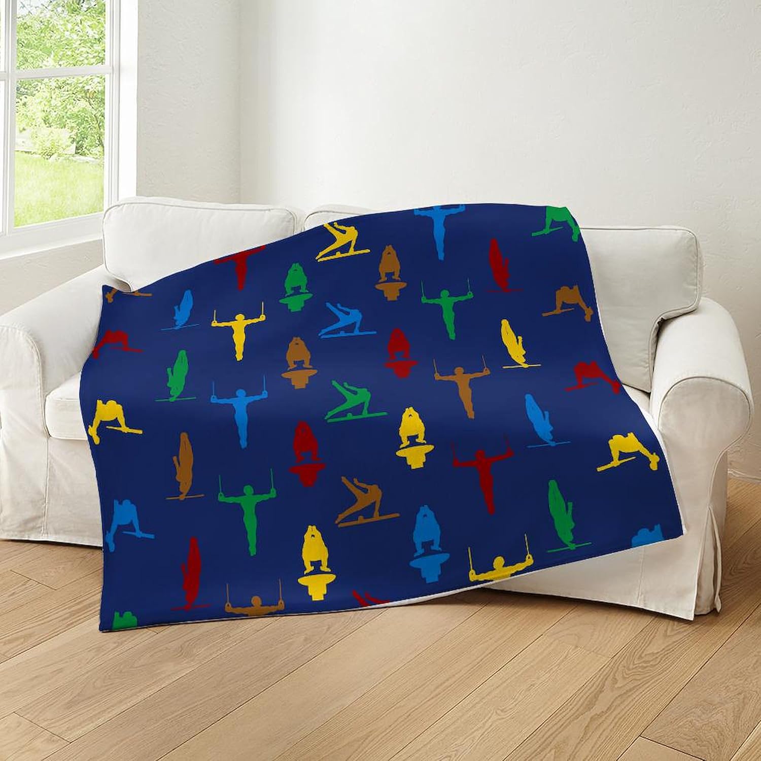 CafePress Mens Gymnastics Throw Blanket Super Soft Fleece Plush Throw Blanket, 60"x50"