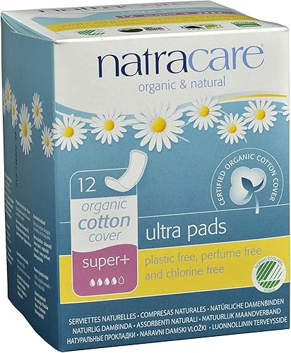 Miniatura 8 de Natracare Ultra Pads Slim Fit sin alas, Super Plus, fabricadas con algodón orgánico certificado, pulpa de celulosa ecológica y almidón vegetal
