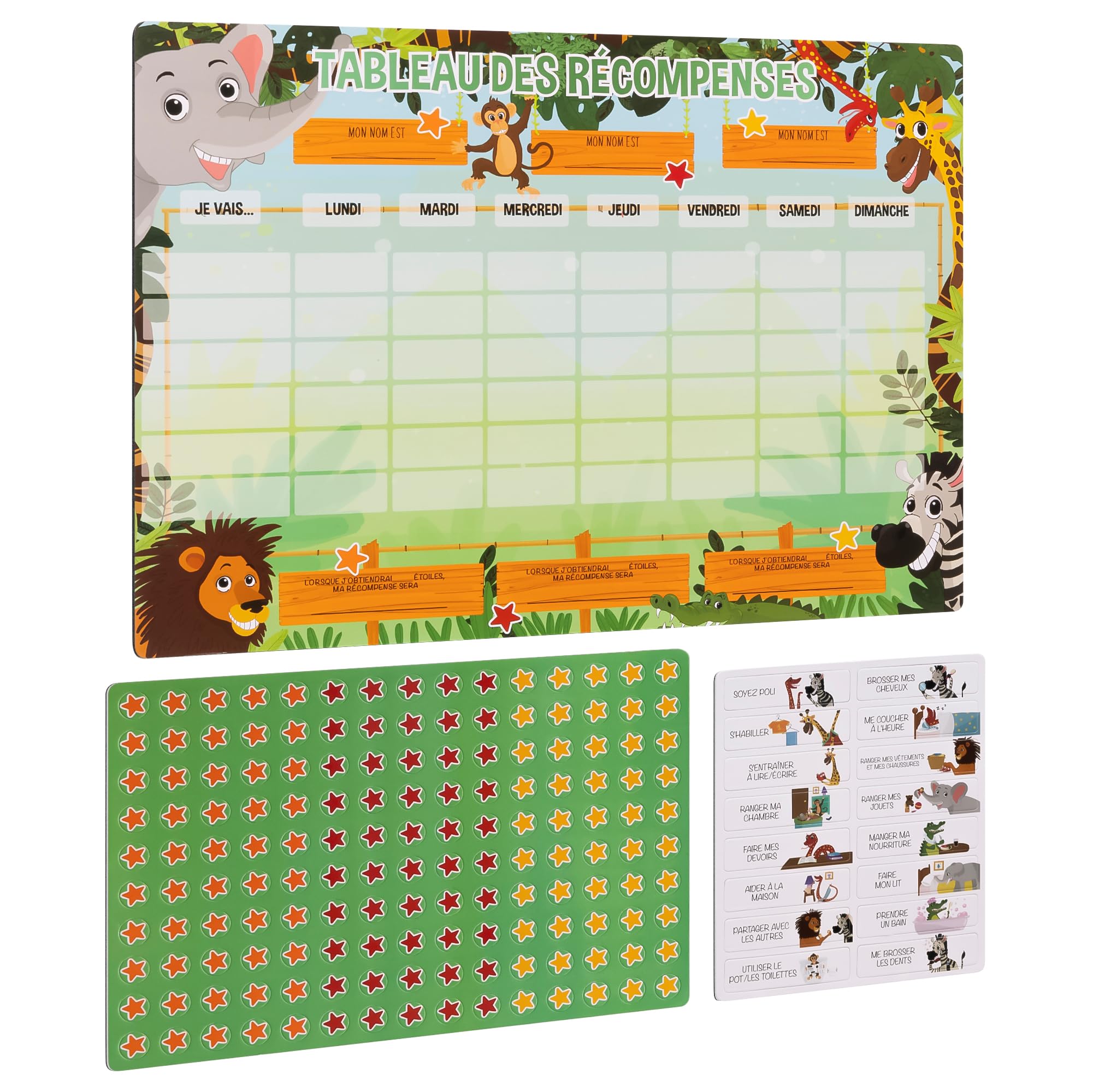 Luigi's Reward Chart (French)