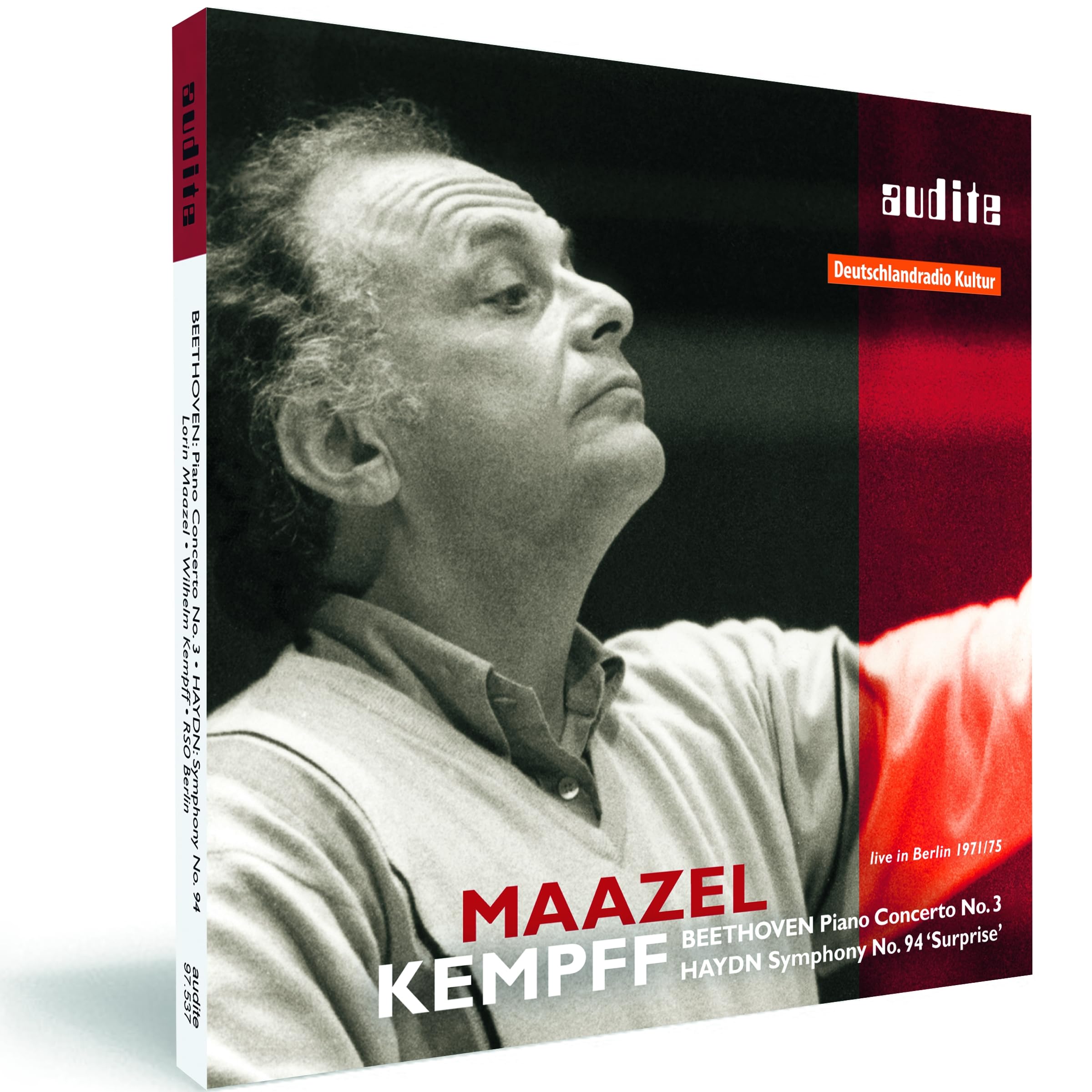 Beethoven: Piano Concerto No 3 (Wilhelm Kempff); Haydn: Symphony No 94 (Lorin Maazel)