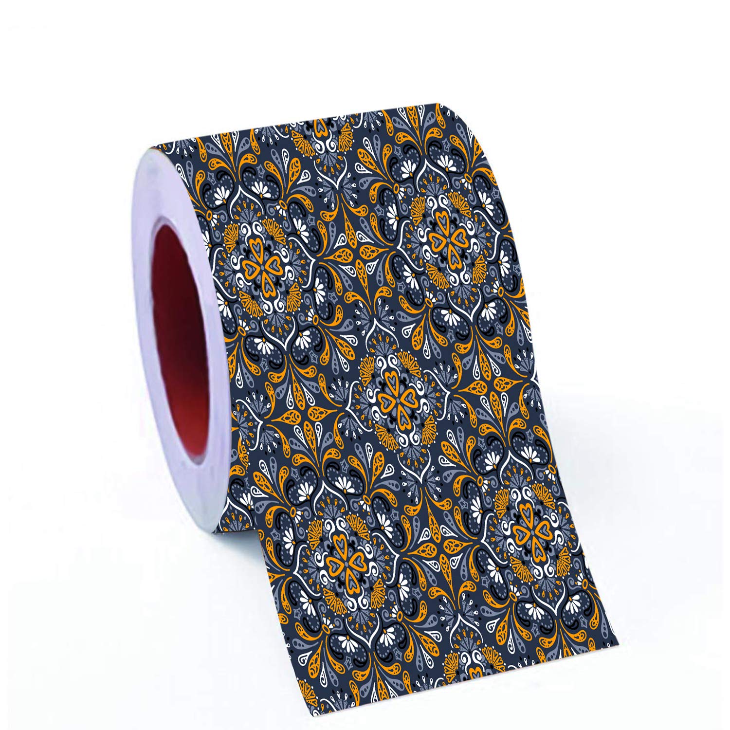 Decor Production Self Adhesive Wall Tile Stickers for Home Living Room Bedroom Kitchen Stylish Walls Floor, Vinyl Oil Proof & Waterproof(Wide 6 in, Length 48 Inches,Wallpaper_Tiles_pt4_5)