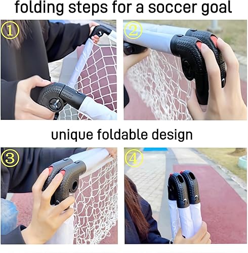 Miniatura 3 de Soccer Goal, Small Foldable Goal for Kids, Kids Goals for The BackyardIndoorOutdoor, Mini Soccer Toys Gifts for Children